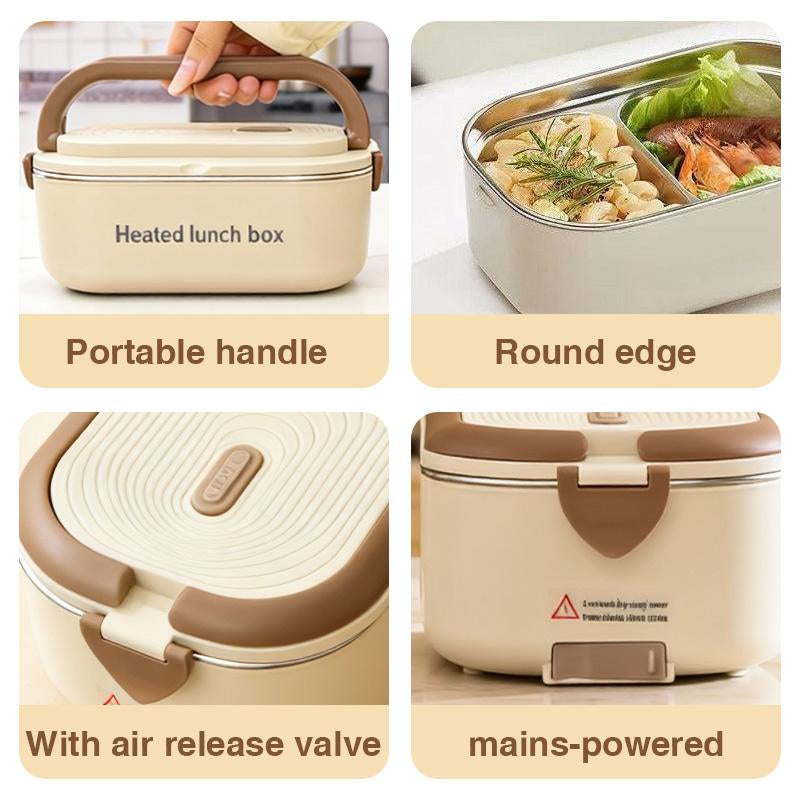 Revolutionize Your Meals On-the-Go with the Stylish 1.2L Electric Lunch Box – Perfect for Office, Travel, and More!